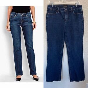 Talbots- Flawless Five Pocket Bootcut Blue Denim Jeans, Size 8